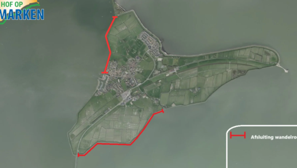 Dijkversterking Marken – Update weekbericht afsluitingen (8 t/m 11 april)